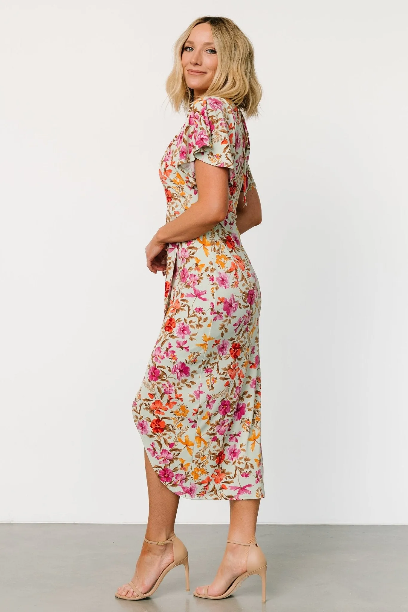 Bloomfield Midi Dress | Sage Floral sold by Baltic Born product image thumbnail 3