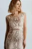 Alessia Sequin Gown | Champagne sold by Baltic Born