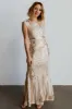 Alessia Sequin Gown | Champagne sold by Baltic Born