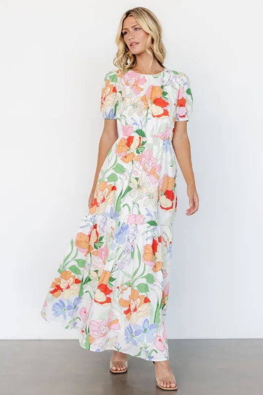 Risette Maxi Dress | Multi Floral sold by Baltic Born