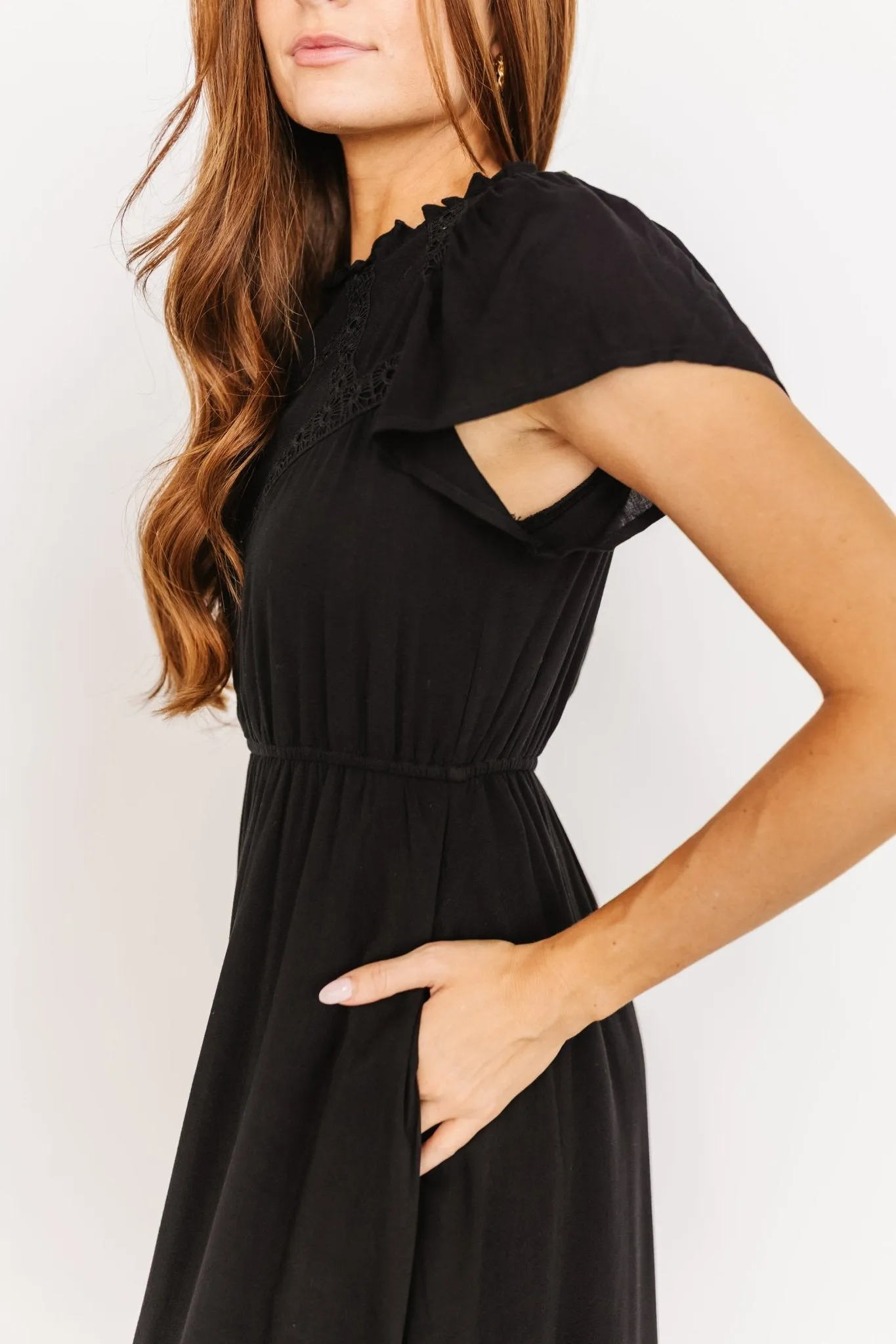 Prestyn Midi Dress | Black sold by Baltic Born product image thumbnail 3