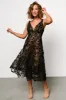 Larissa Midi Dress | Black + Nude sold by Baltic Born