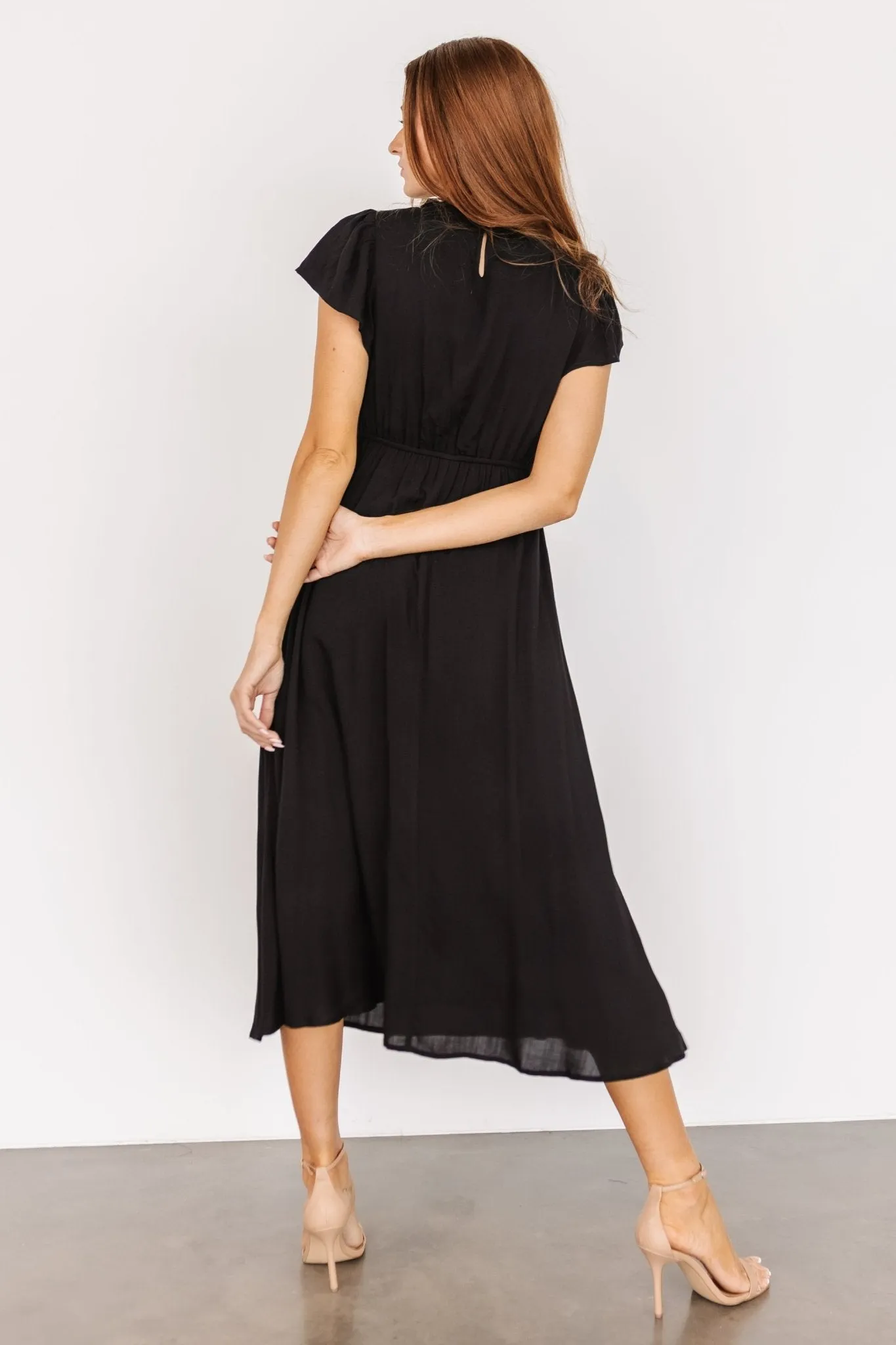 Prestyn Midi Dress | Black sold by Baltic Born product image thumbnail 4