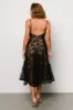 Larissa Midi Dress | Black + Nude sold by Baltic Born