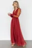 Layla Tulle Maxi Dress | Terracotta sold by Baltic Born