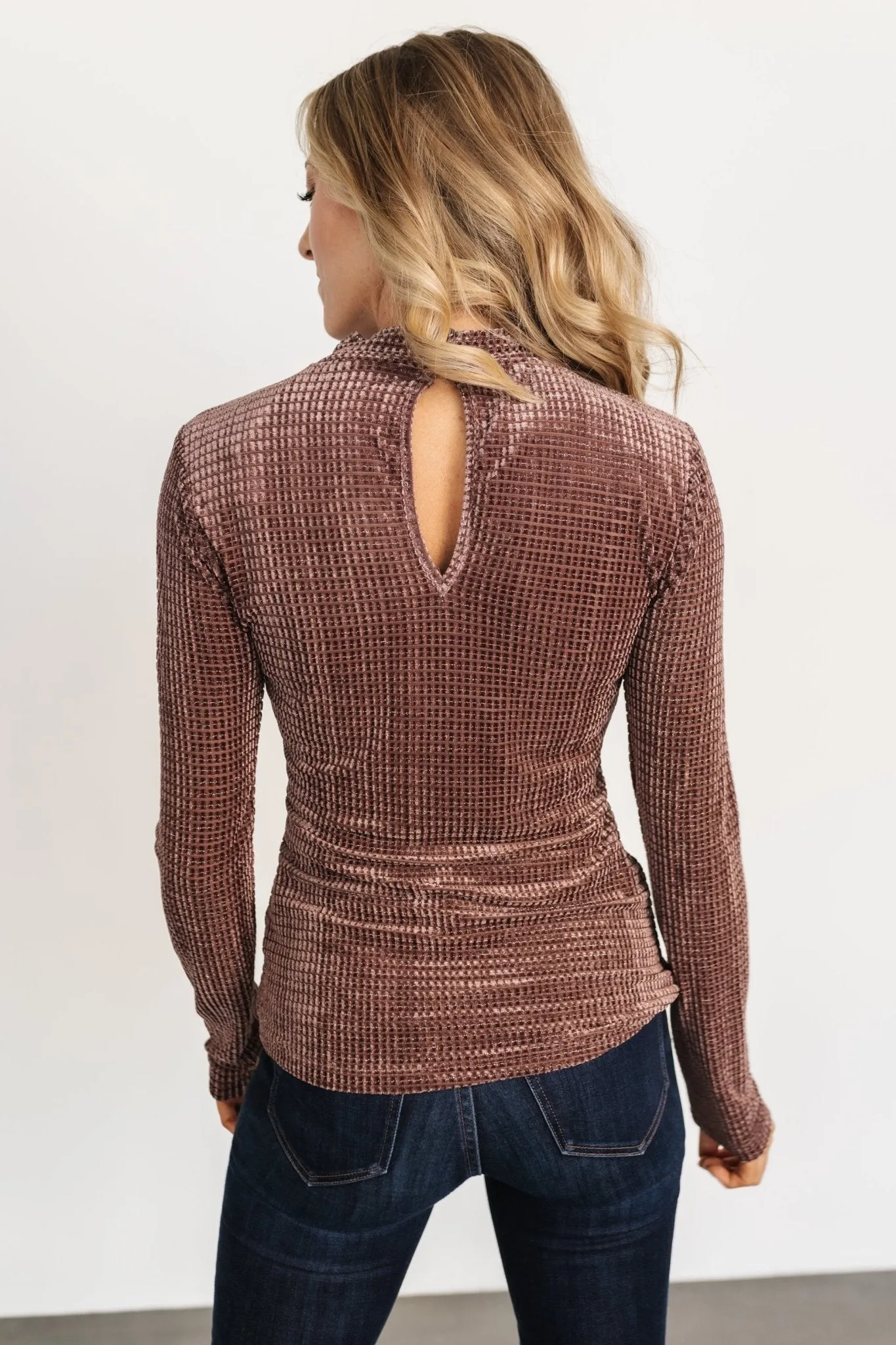 Joss Velvet Top | Dusty Clove sold by Baltic Born product image thumbnail 4