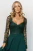 Adalaide Long Sleeve Maxi Dress | Dark Green sold by Baltic Born