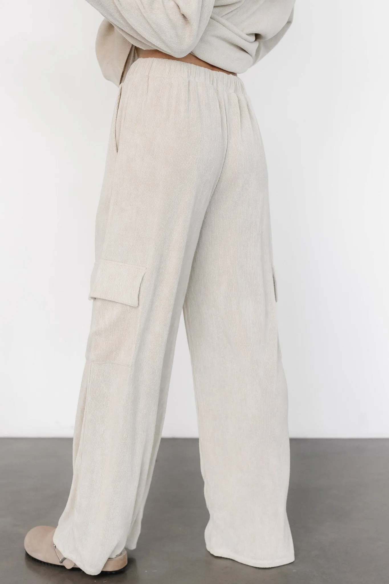 Portland Knit Cargo Pants | Natural sold by Baltic Born product image thumbnail 5