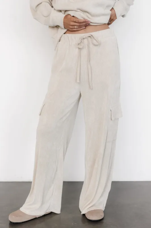 Portland Knit Cargo Pants | Natural sold by Baltic Born