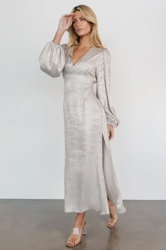 Ethereal Maxi Dress | Pearl Shimmer sold by Baltic Born