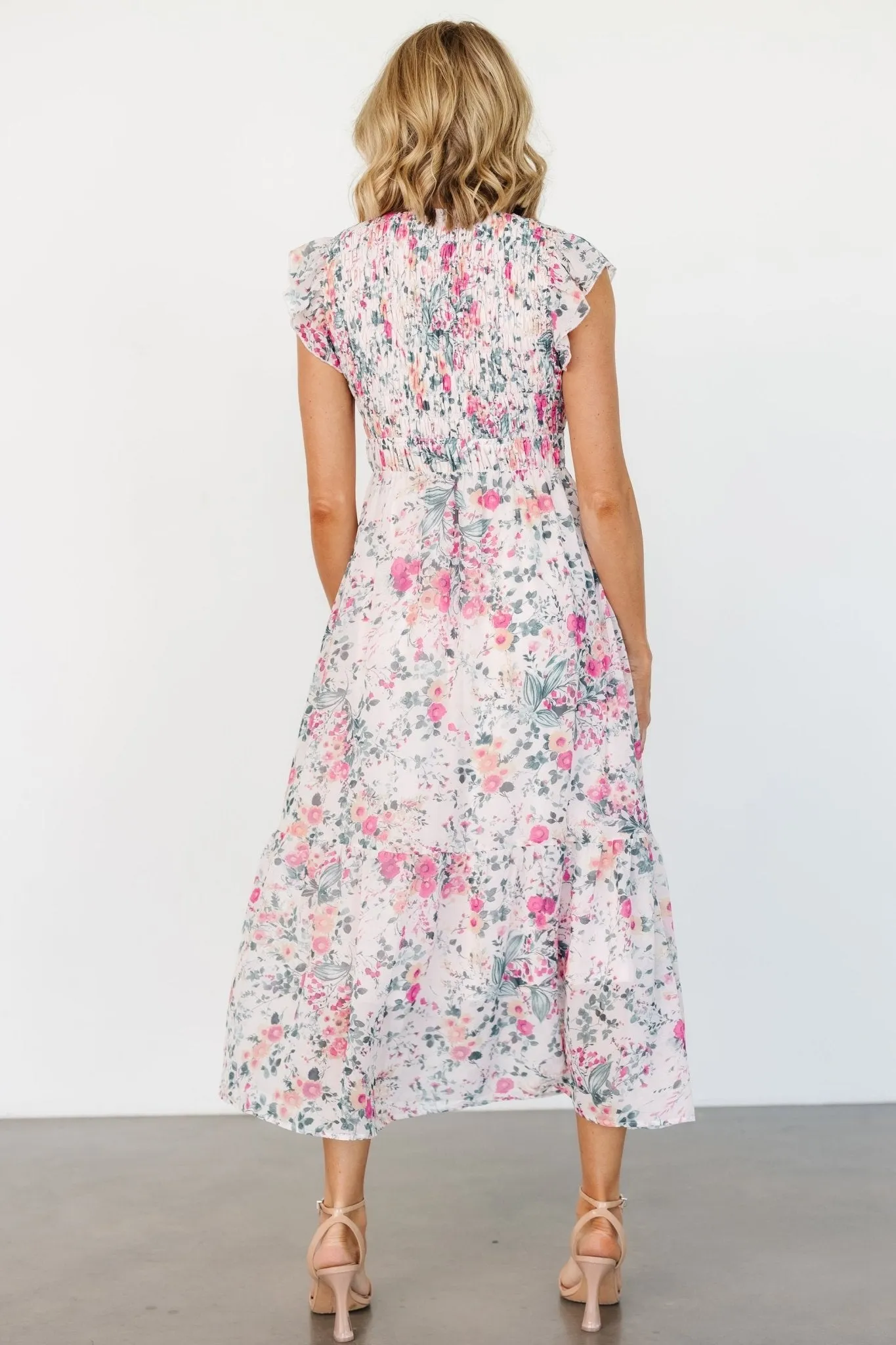 Florencia Dress | Blush + Sage sold by Baltic Born product image thumbnail 4