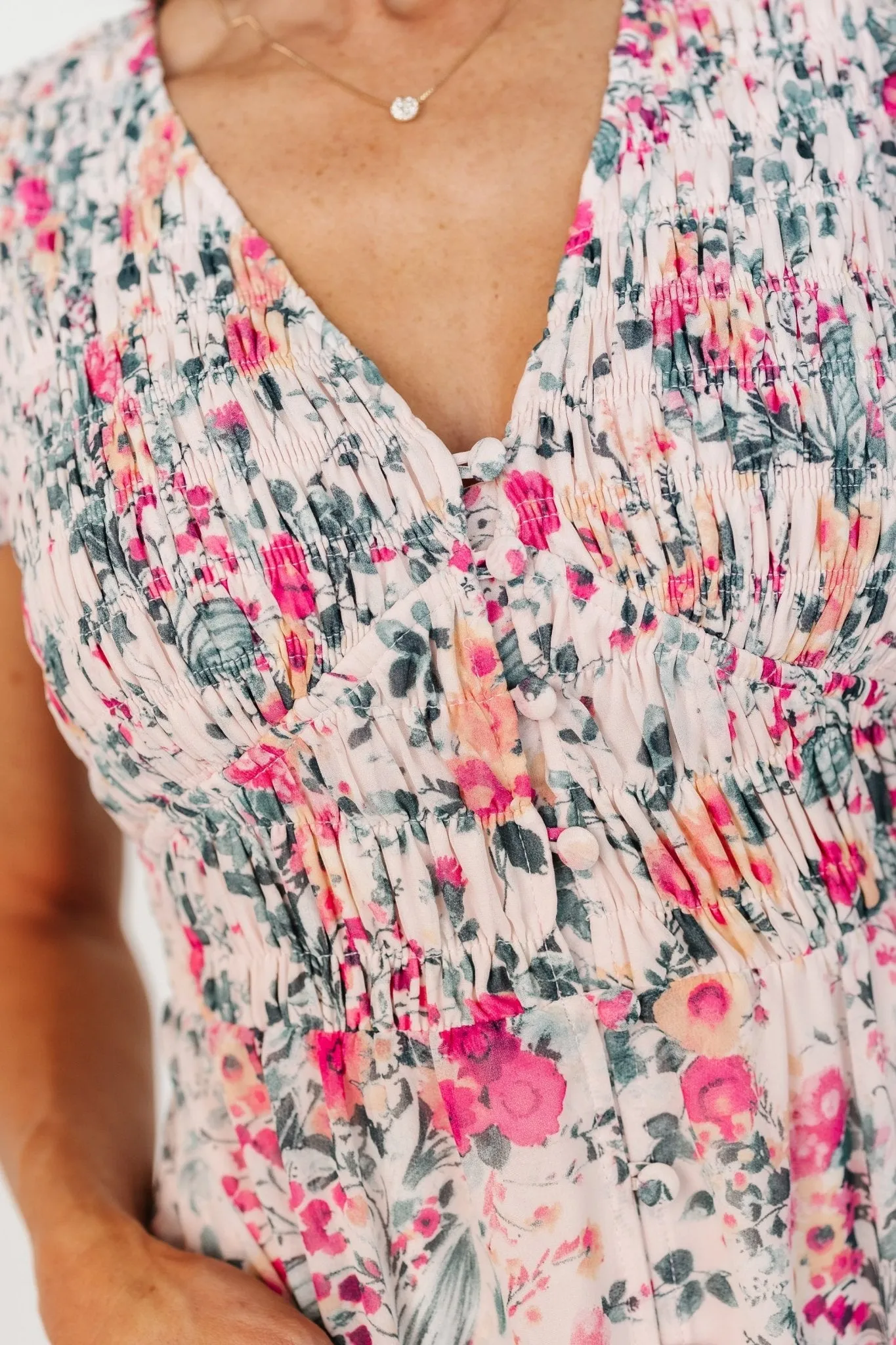 Florencia Dress | Blush + Sage sold by Baltic Born product image thumbnail 2