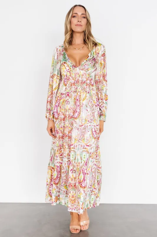 Ophelia Maxi Dress | Multi Print sold by Baltic Born
