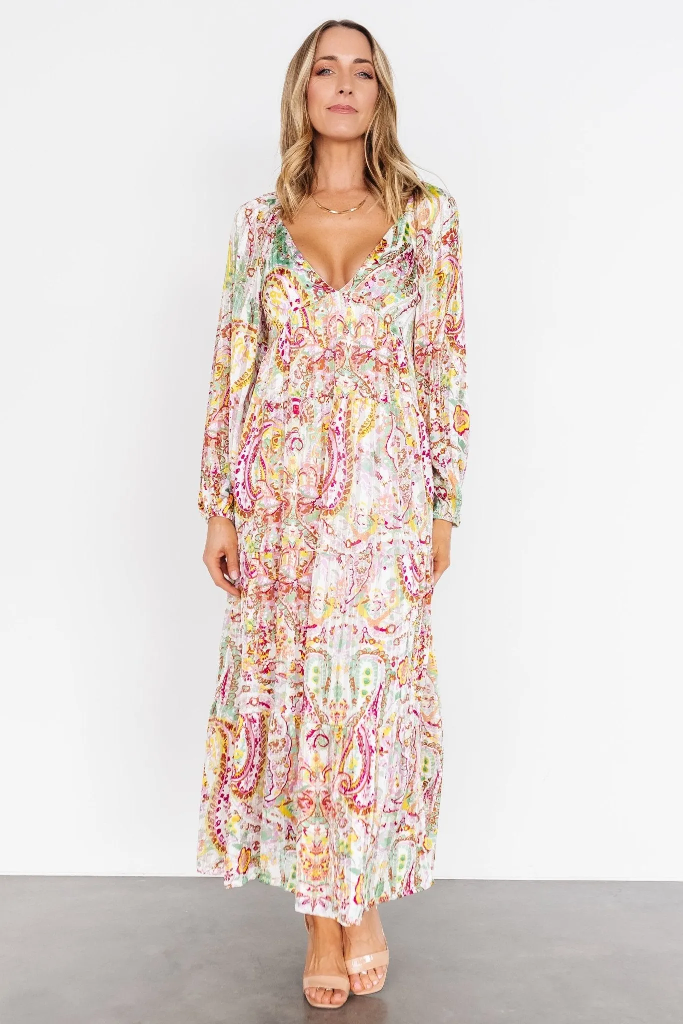 Ophelia Maxi Dress | Multi Print sold by Baltic Born