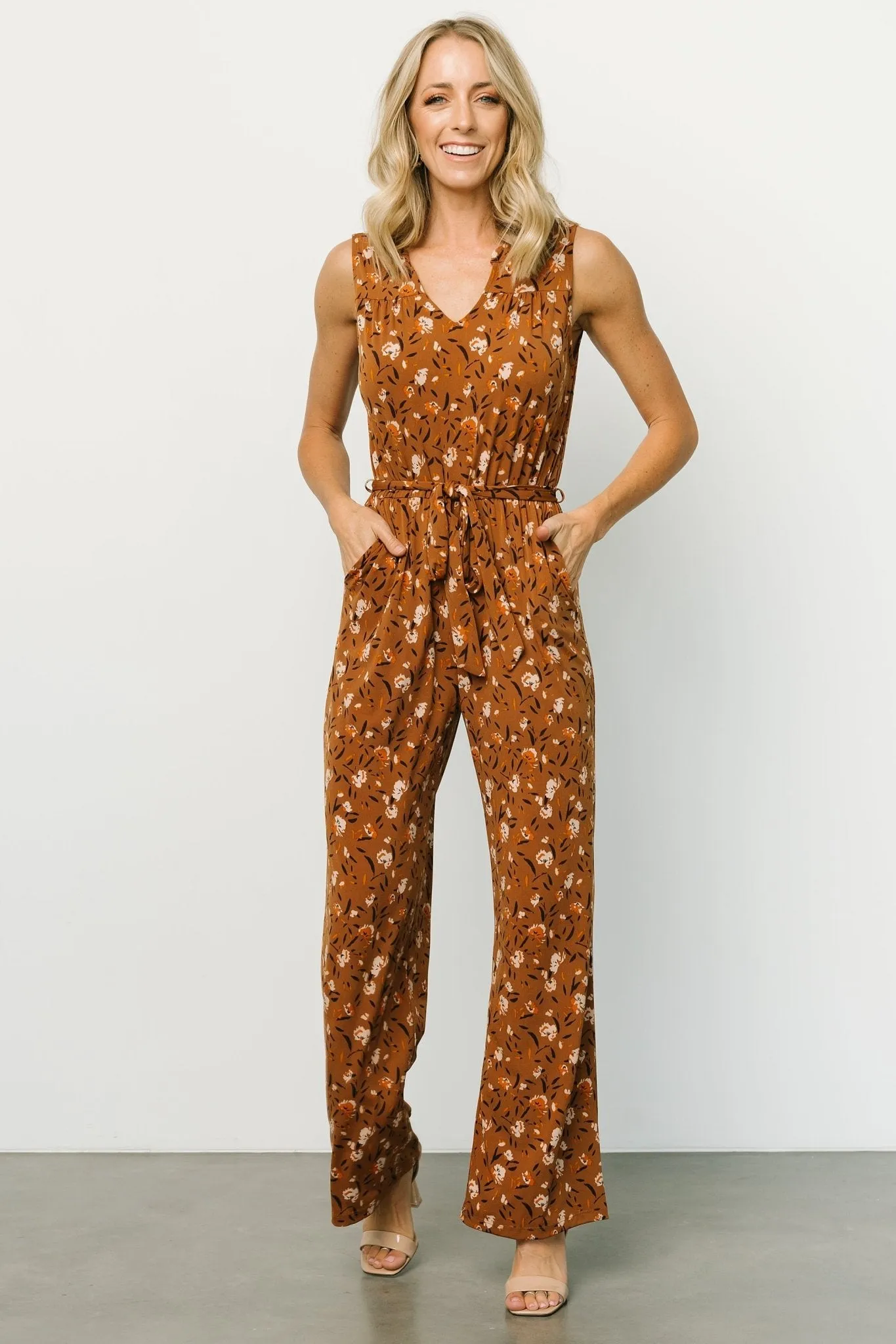 Grove Tank Jumpsuit | Copper Multi sold by Baltic Born product image thumbnail 5