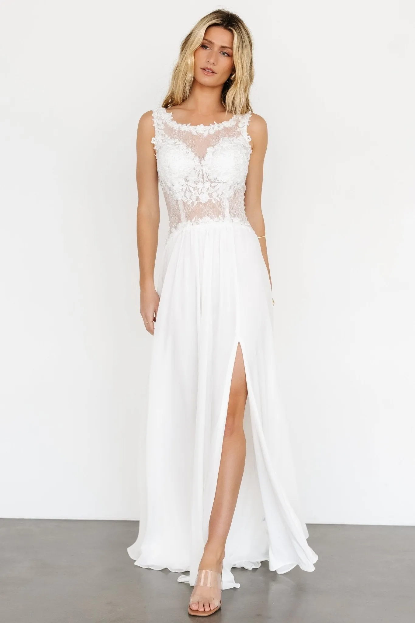 Konstantina Gown | White sold by Baltic Born product image thumbnail 5