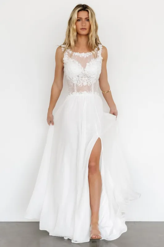 Konstantina Gown | White sold by Baltic Born