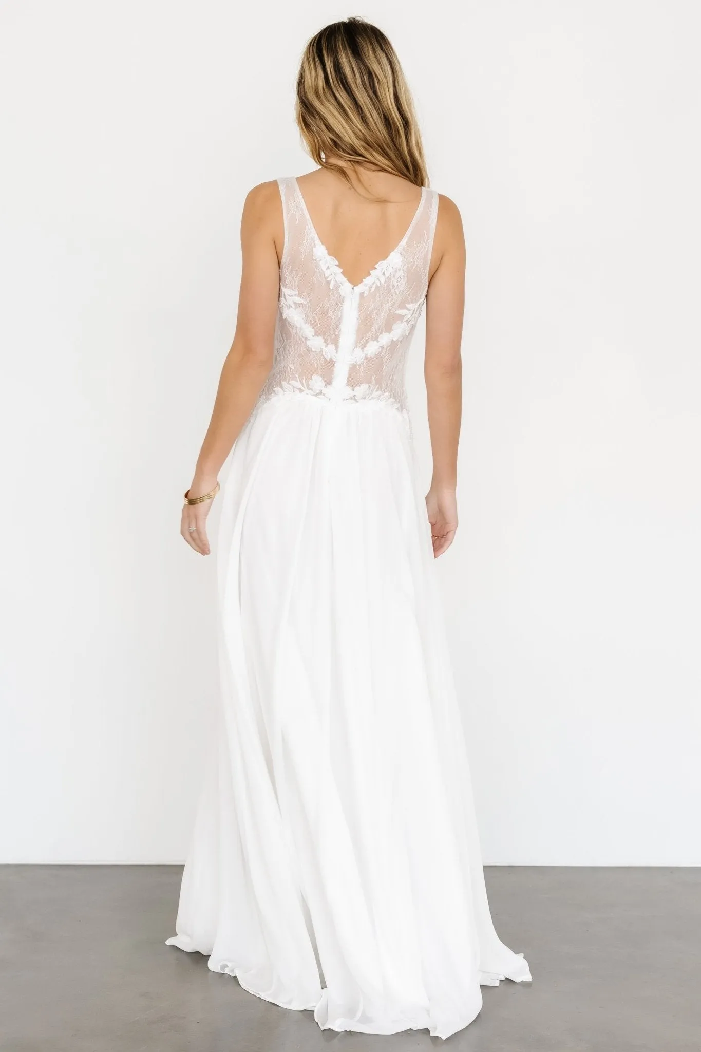 Konstantina Gown | White sold by Baltic Born product image thumbnail 4