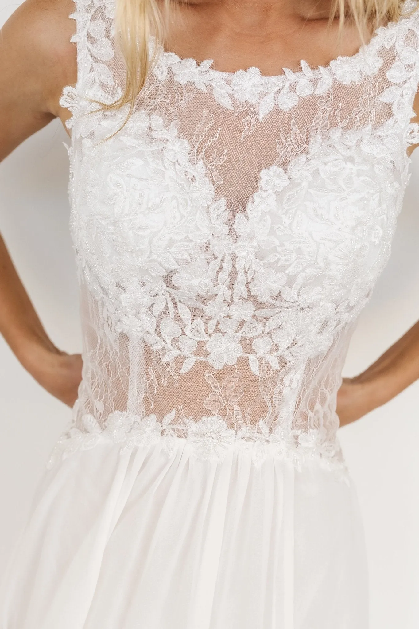 Konstantina Gown | White sold by Baltic Born product image thumbnail 2