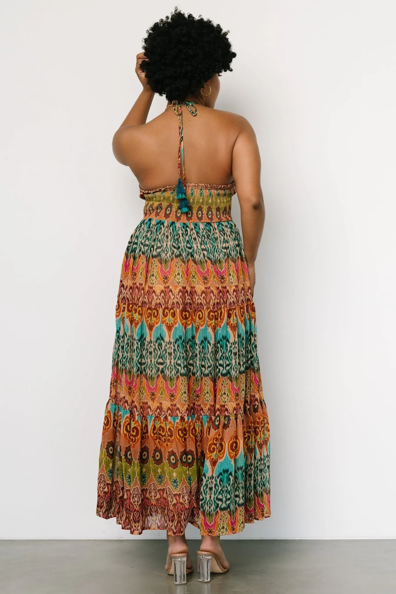 Alba Halter Maxi Dress | Multi sold by Baltic Born product image thumbnail 2