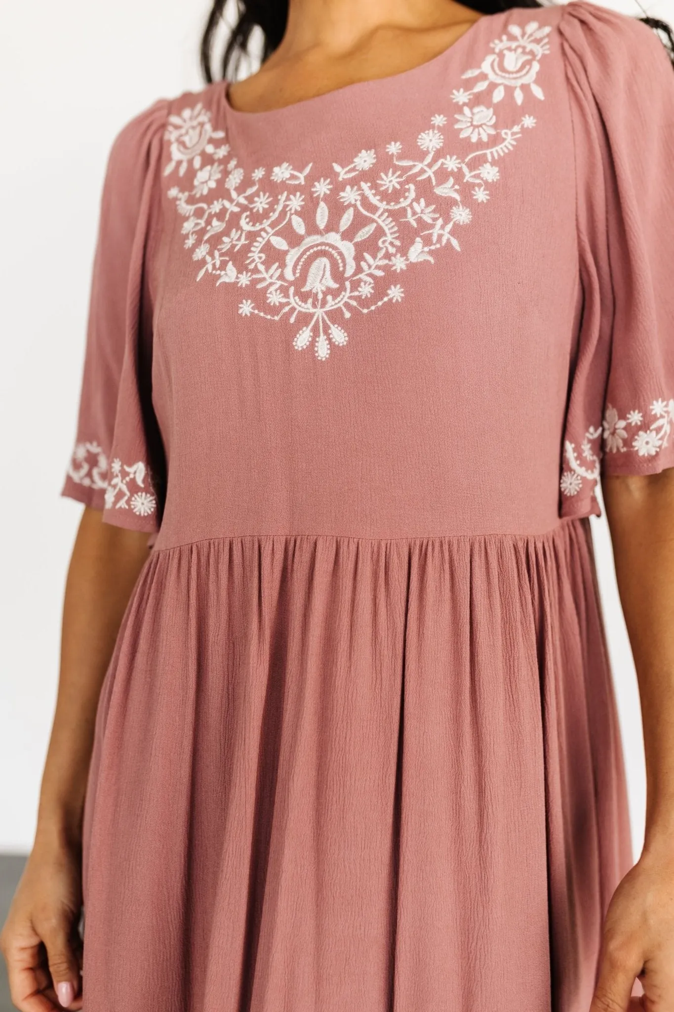 Jocelyn Maxi Dress | Dusty Mauve sold by Baltic Born product image thumbnail 3