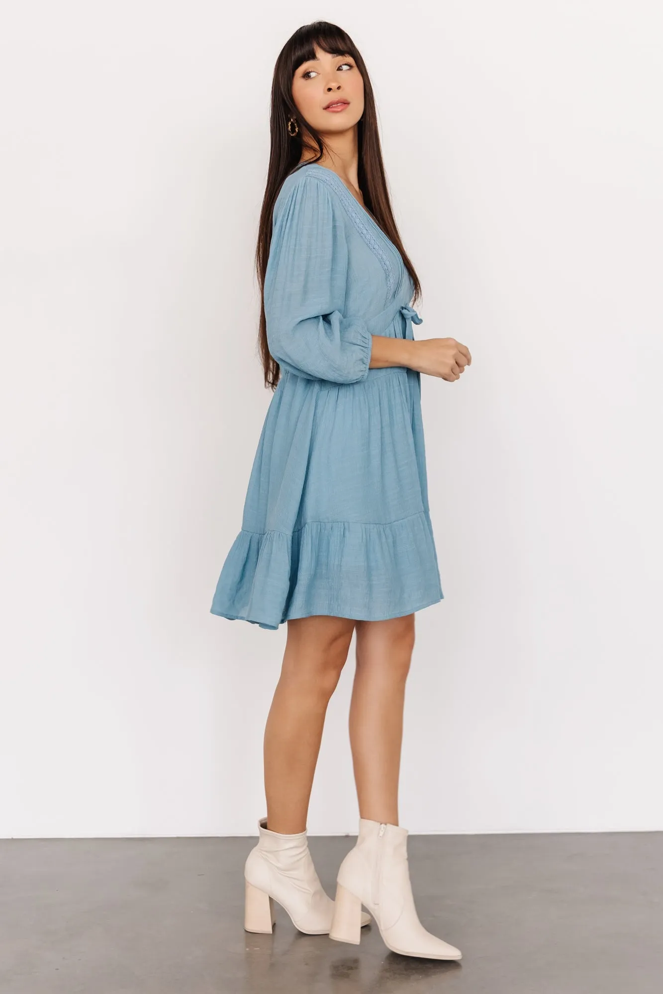 Amelia Boho Mini Dress | Blue sold by Baltic Born product image thumbnail 2