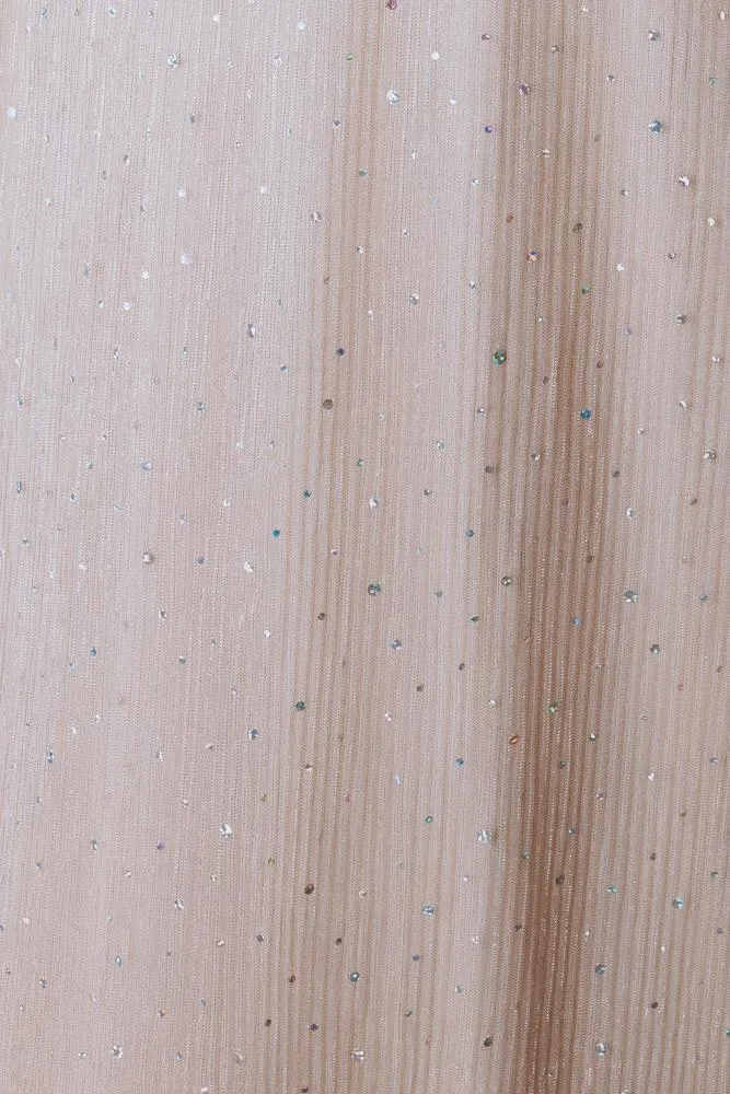 Fabric Swatch - Grace Sparkle | Champagne sold by Baltic Born