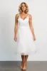 Noelle Shimmer Midi Dress | Off White sold by Baltic Born
