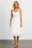 Noelle Shimmer Midi Dress | Off White sold by Baltic Born