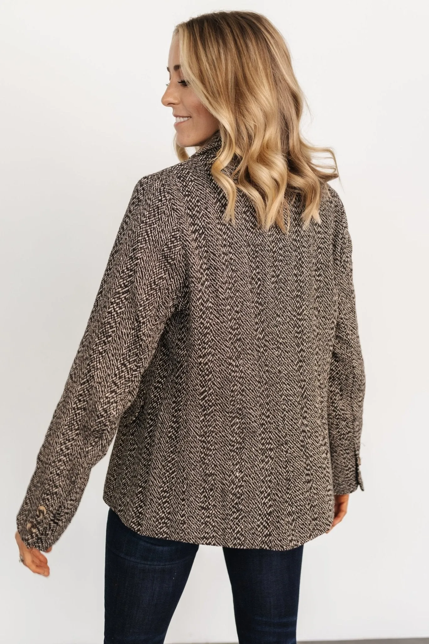 Owen Blazer | Mocha Print sold by Baltic Born product image thumbnail 4