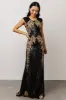 Azura Gown | Black + Gold sold by Baltic Born