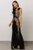 Azura Gown | Black + Gold sold by Baltic Born