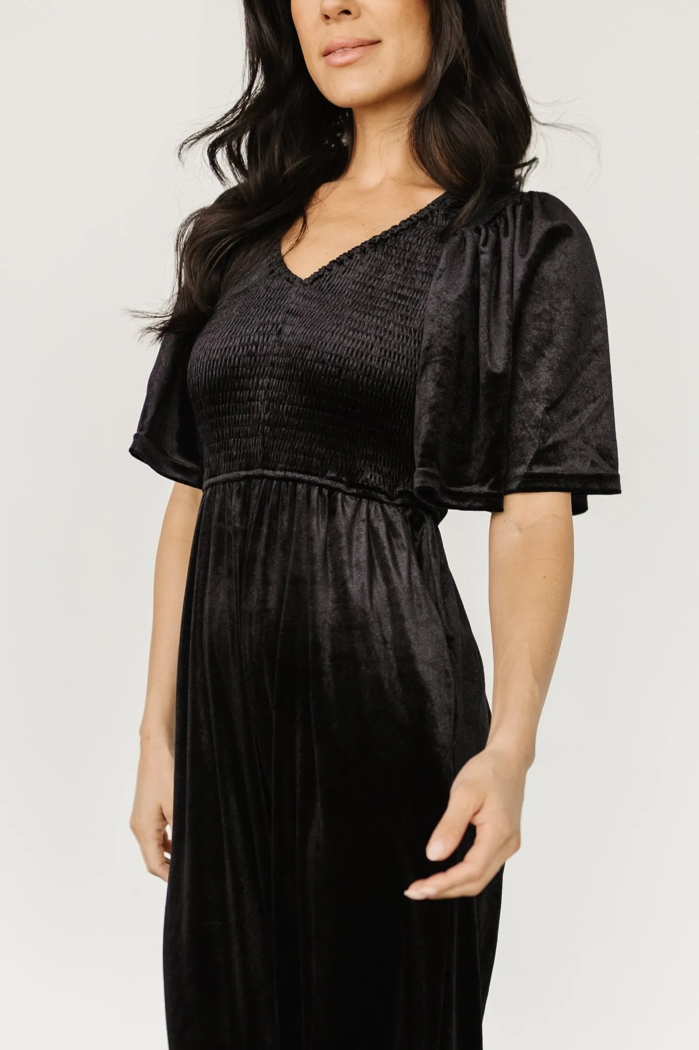 Regent Velvet Jumpsuit | Black sold by Baltic Born product image thumbnail 3