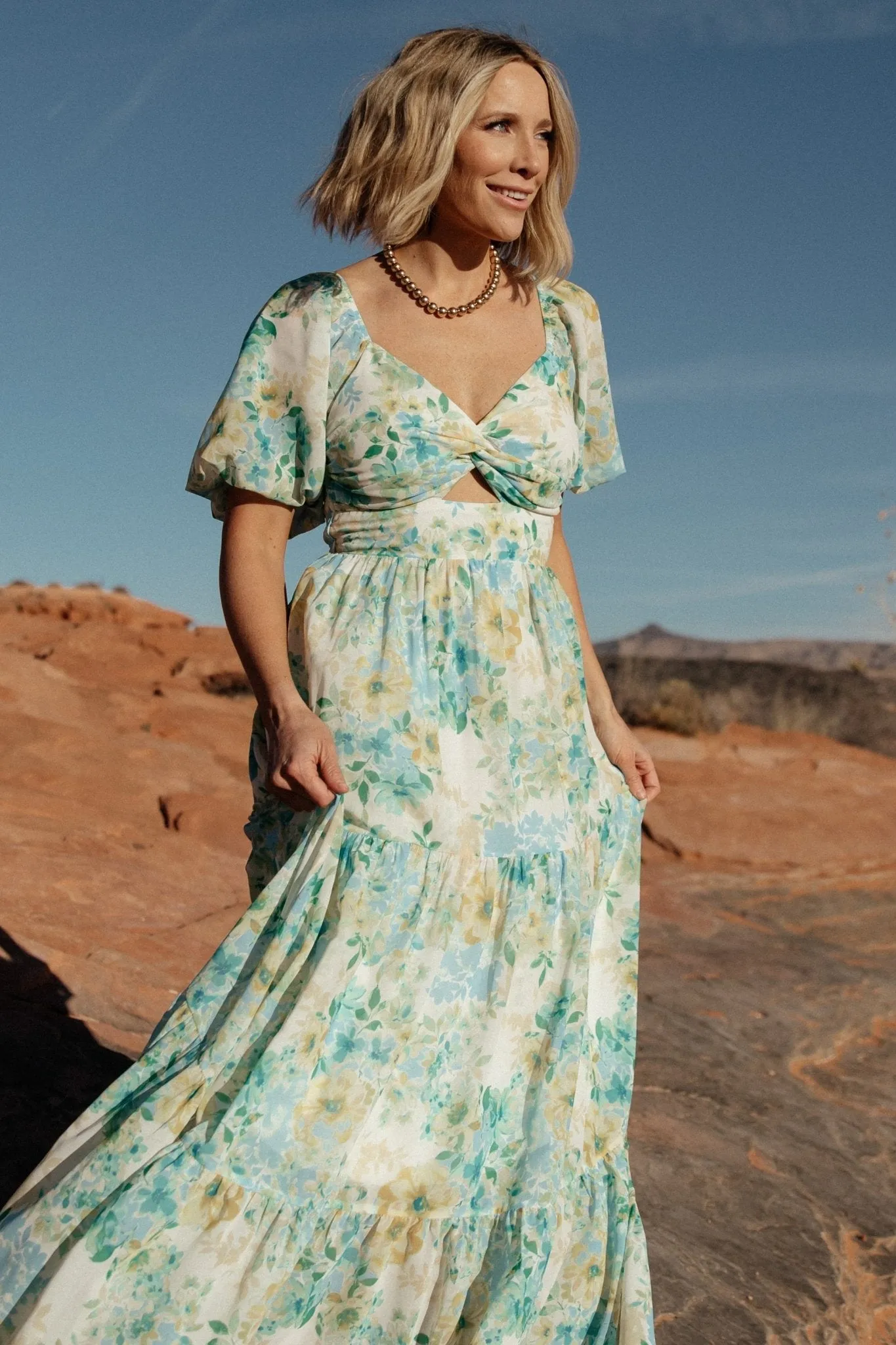 Maya Maxi Dress | Garden Multi sold by Baltic Born product image thumbnail 3