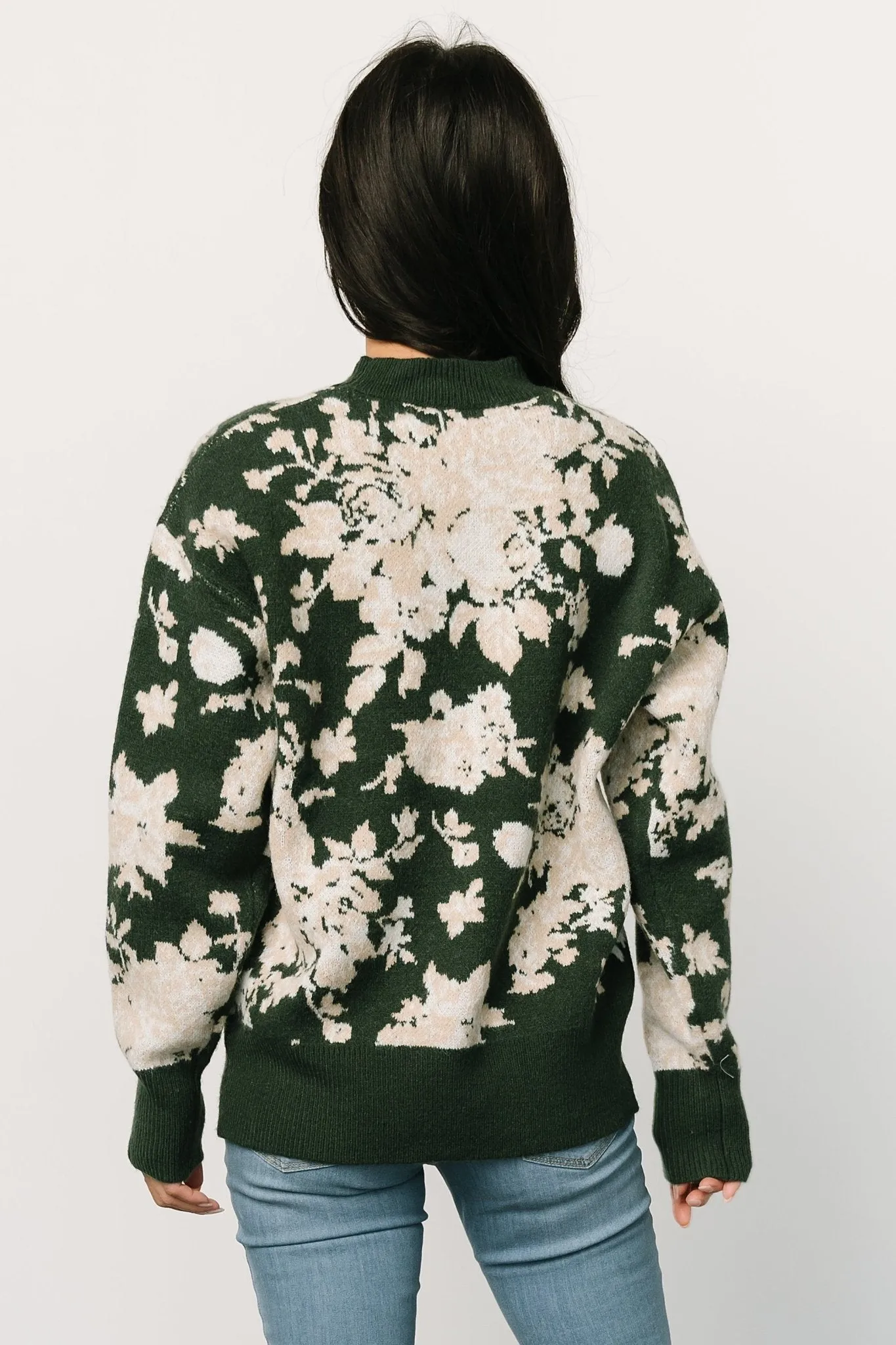 Legend Sweater | Hunter Green Multi sold by Baltic Born product image thumbnail 4