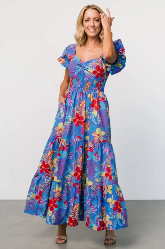 Melanie Maxi Dress | Blue Multi sold by Baltic Born