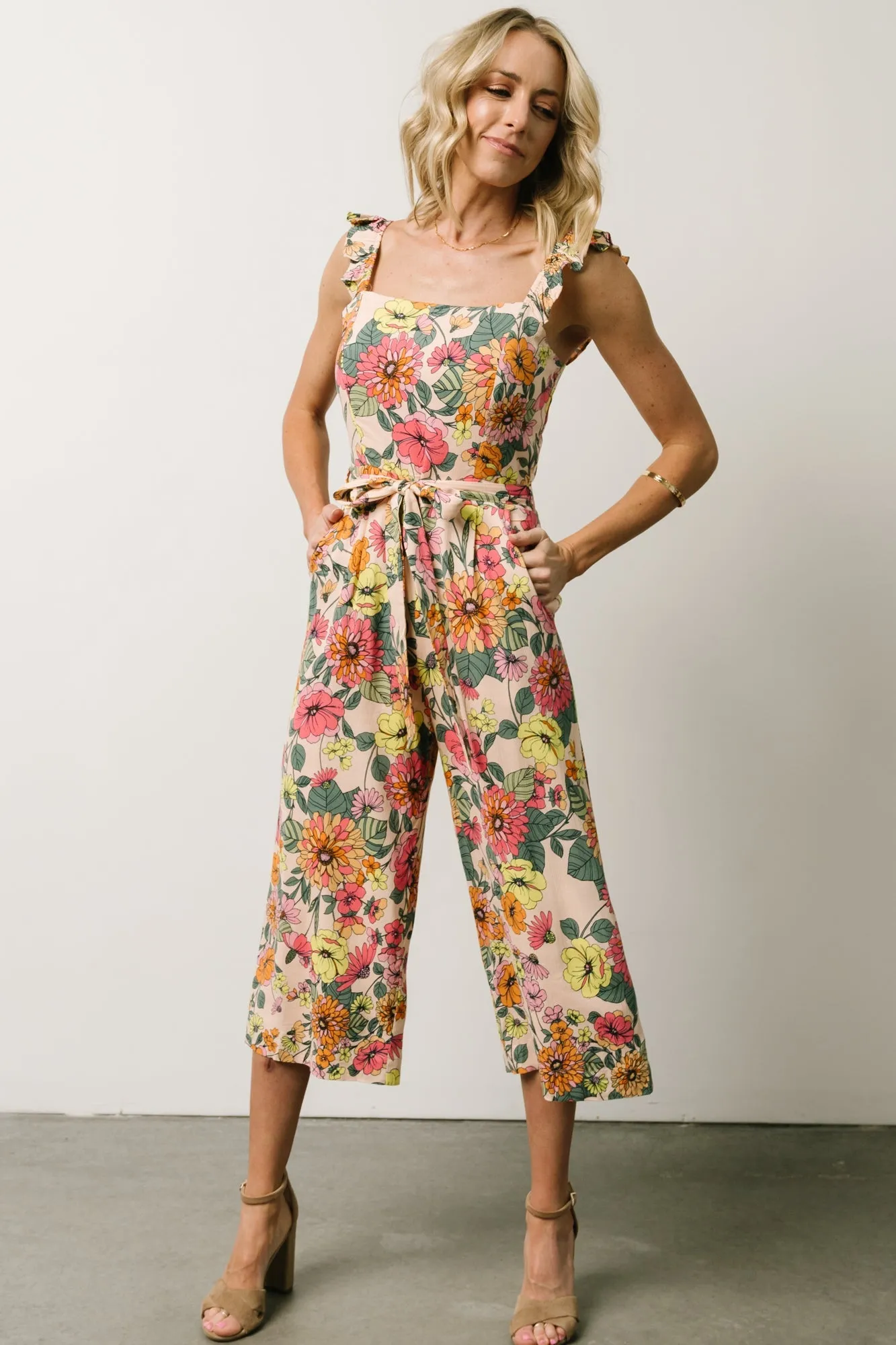 Gemma Jumpsuit | Multi Floral sold by Baltic Born