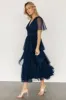 Starlet Tiered Maxi Dress | Midnight Blue sold by Baltic Born