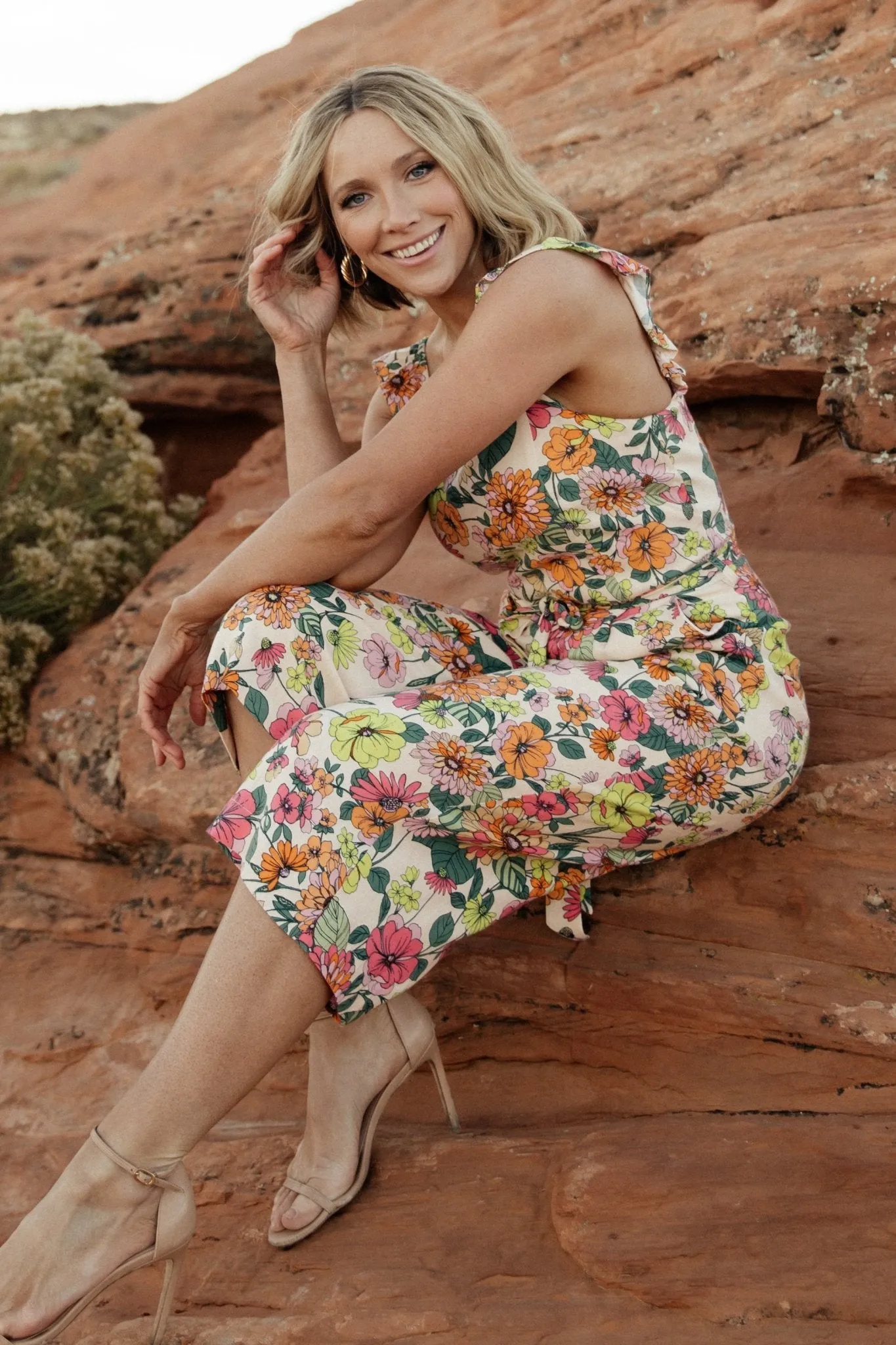 Gemma Jumpsuit | Multi Floral sold by Baltic Born product image thumbnail 2