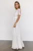 Claudia Lace Maxi Dress | Off White sold by Baltic Born