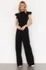 Tana Mock Neck Jumpsuit | Black sold by Baltic Born