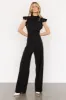 Tana Mock Neck Jumpsuit | Black sold by Baltic Born