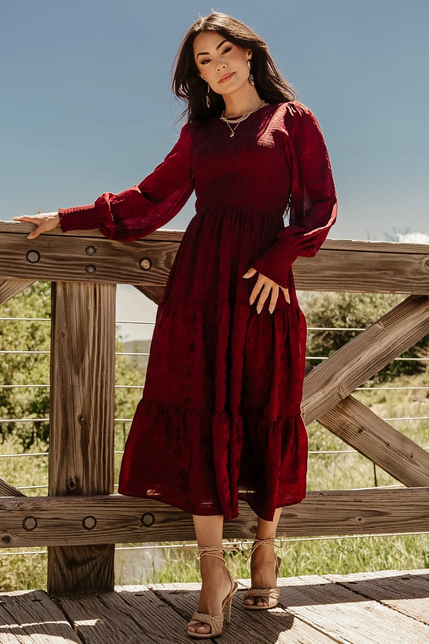 Stockholm Smocked Dress | Mulberry sold by Baltic Born product image thumbnail 3