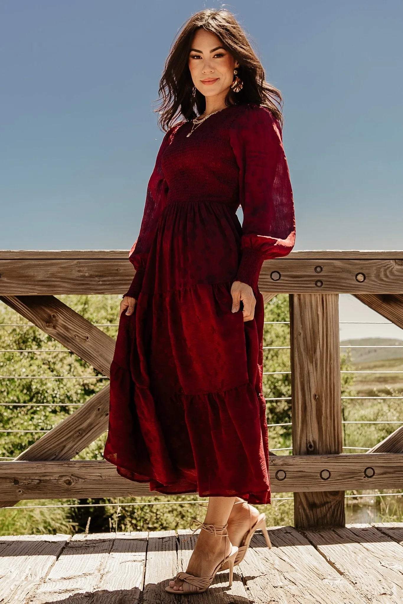 Stockholm Smocked Dress | Mulberry sold by Baltic Born product image thumbnail 5