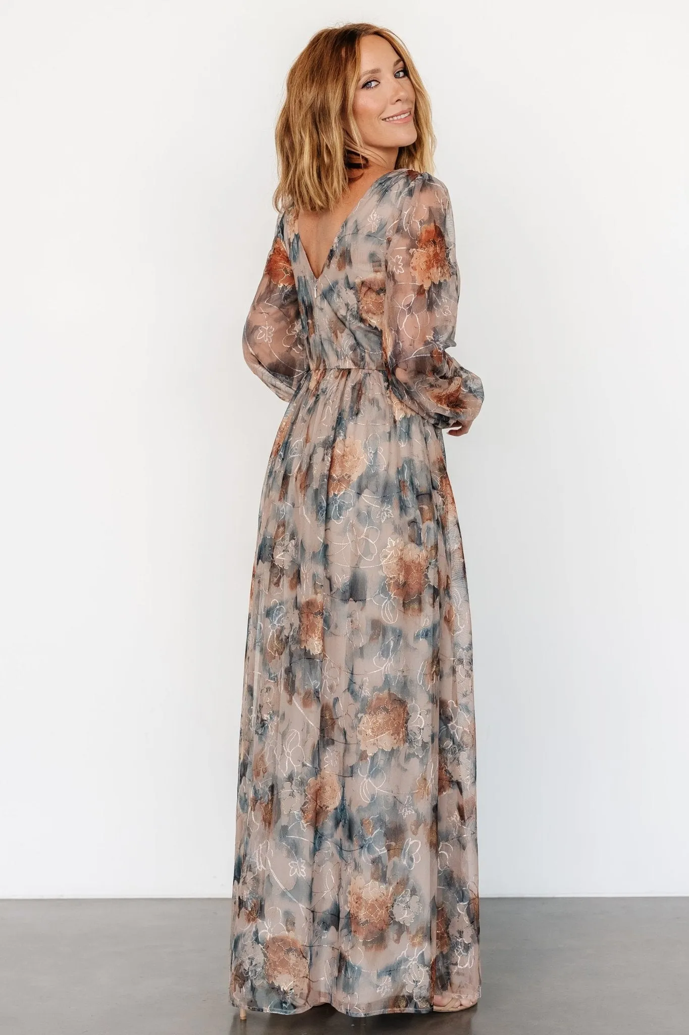 Helene Maxi Dress | Jade Multi sold by Baltic Born product image thumbnail 5