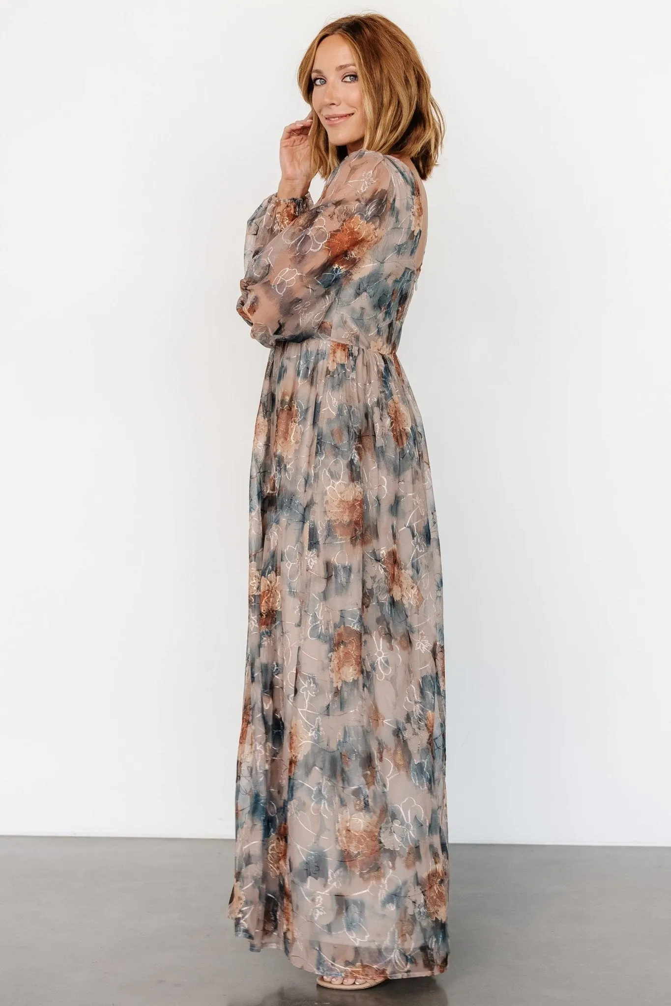 Helene Maxi Dress | Jade Multi sold by Baltic Born product image thumbnail 3
