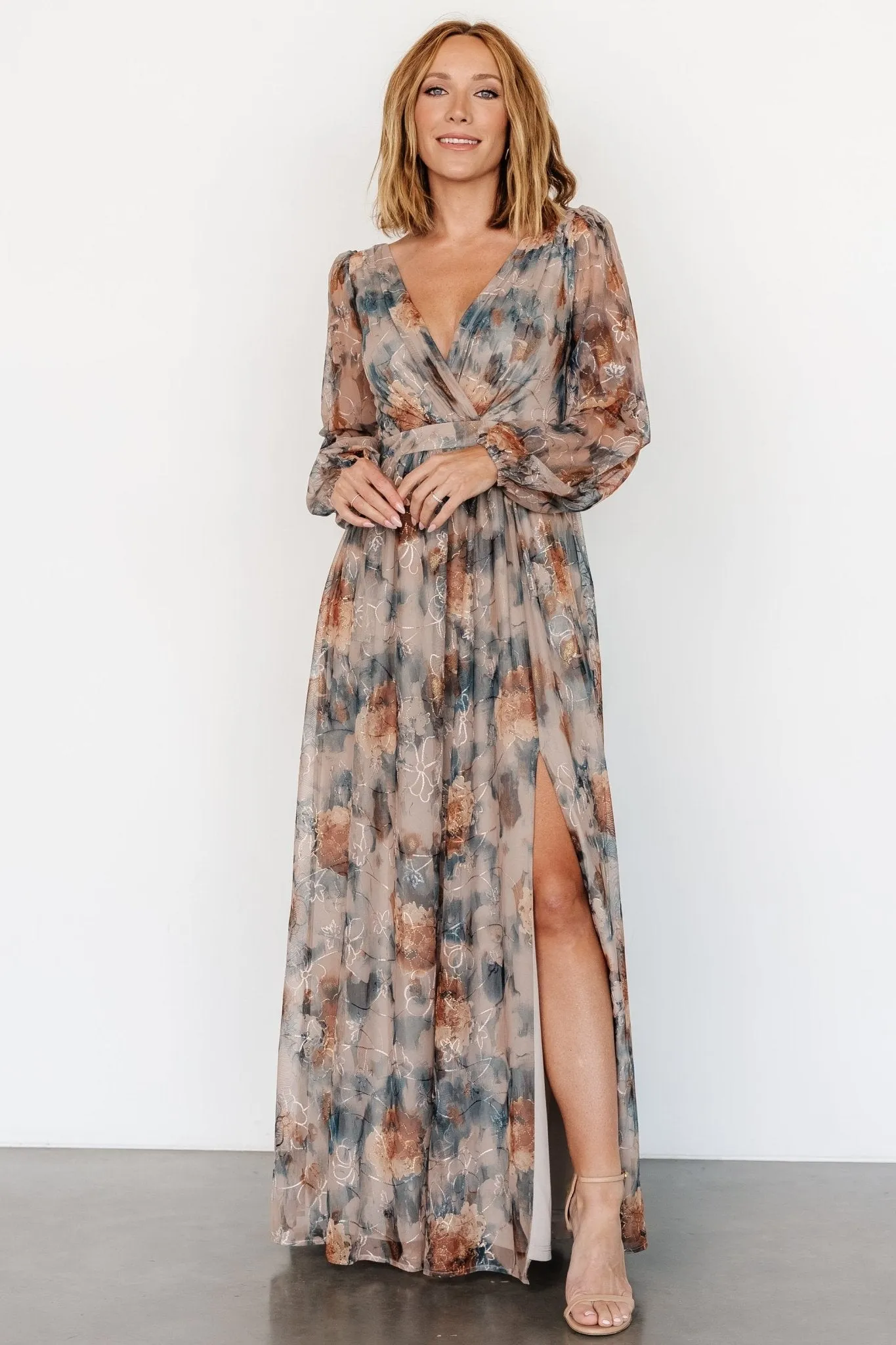 Helene Maxi Dress | Jade Multi sold by Baltic Born
