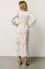Eldora Lace Midi Dress | Off White sold by Baltic Born