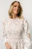 Eldora Lace Midi Dress | Off White sold by Baltic Born