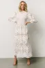 Eldora Lace Midi Dress | Off White sold by Baltic Born